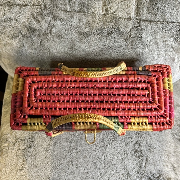 Vintage African Woven Tote Bag - Picture 9 of 11